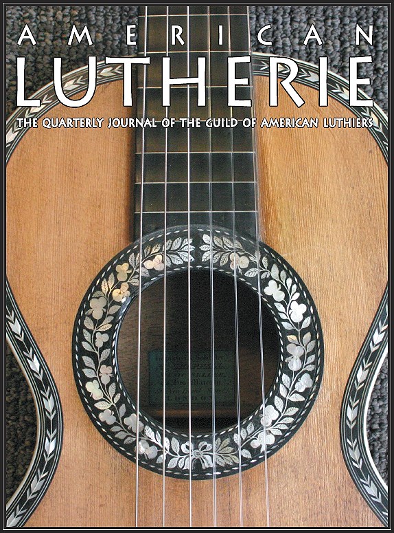 "American Lutherie" Journal Cover